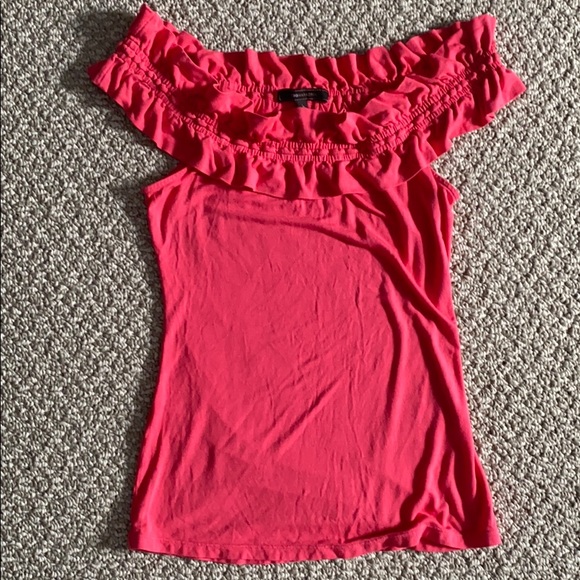 BCBG MaxAzria Ruffle Top XS - Picture 2 of 6